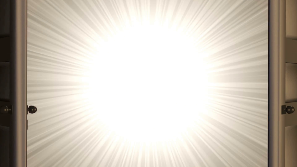 Белый яркий экран для освещения