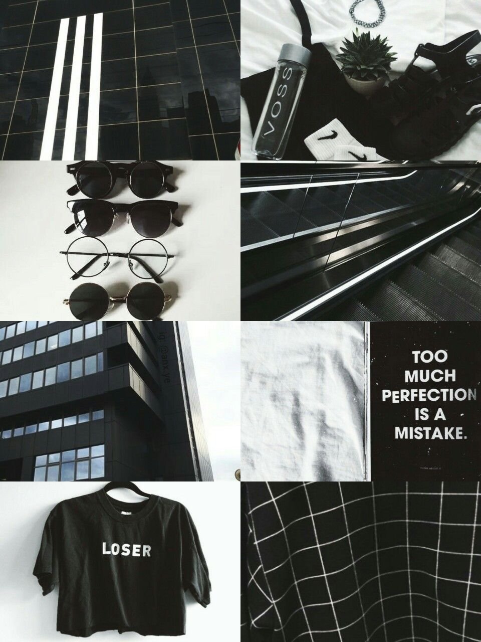 Обои на компьютерный стол Эстетика черная