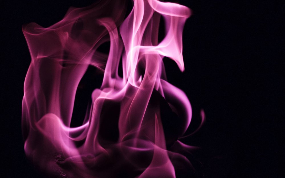 Фиолетовое пламя обои