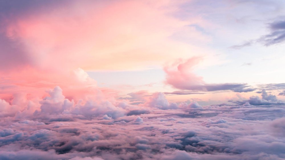 Небо в пастельных тонах