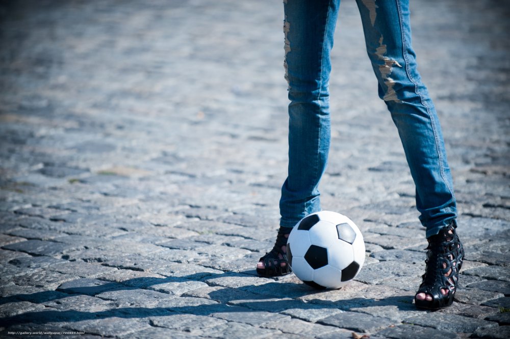 Мяч кеды футбол