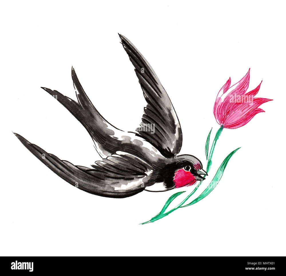 Ласточка для фотошопа