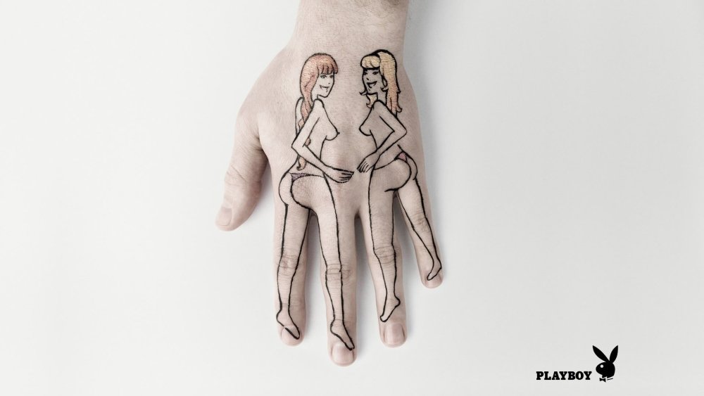 Прикольные рисунки на руке