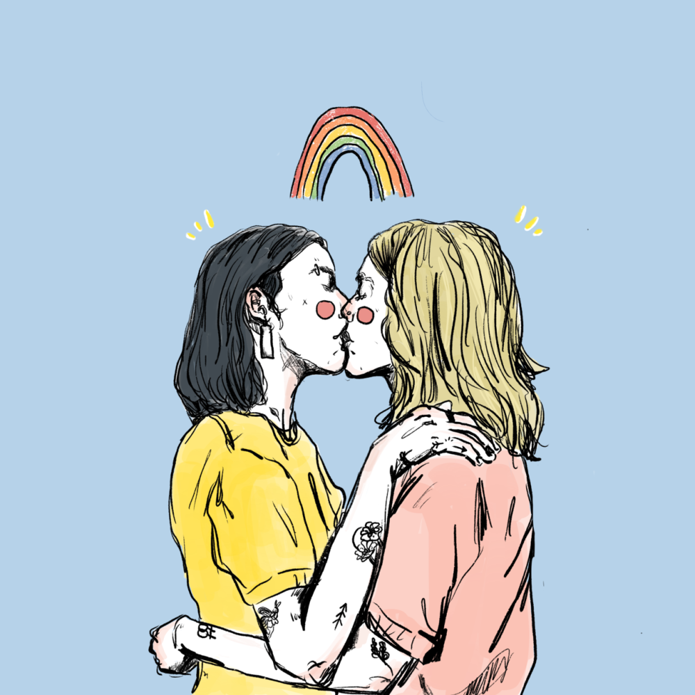 Парные обои для подруг