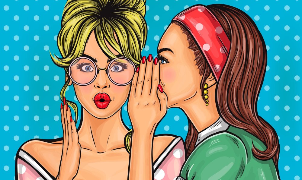 Поп арт девушка