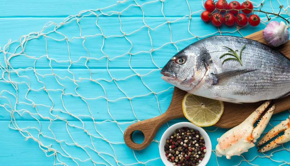 Баннер для рыбного магазина