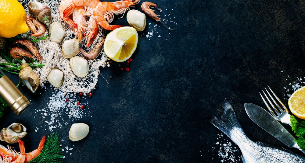 Фон для визитки рыбный магазин