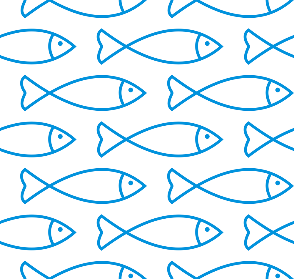 Паттерн рыбы корейский