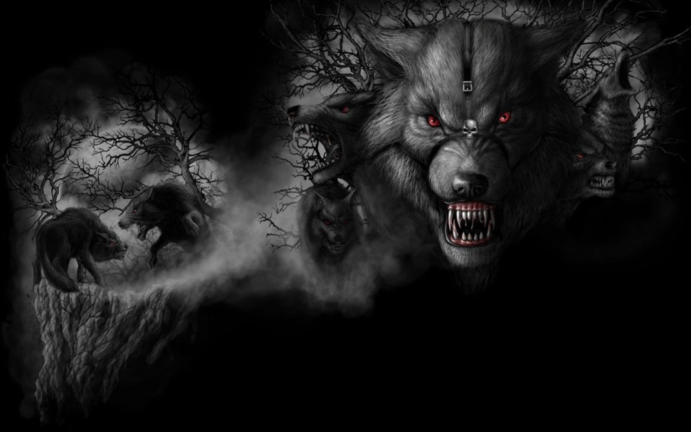 Доисторические хищники ужасный волк