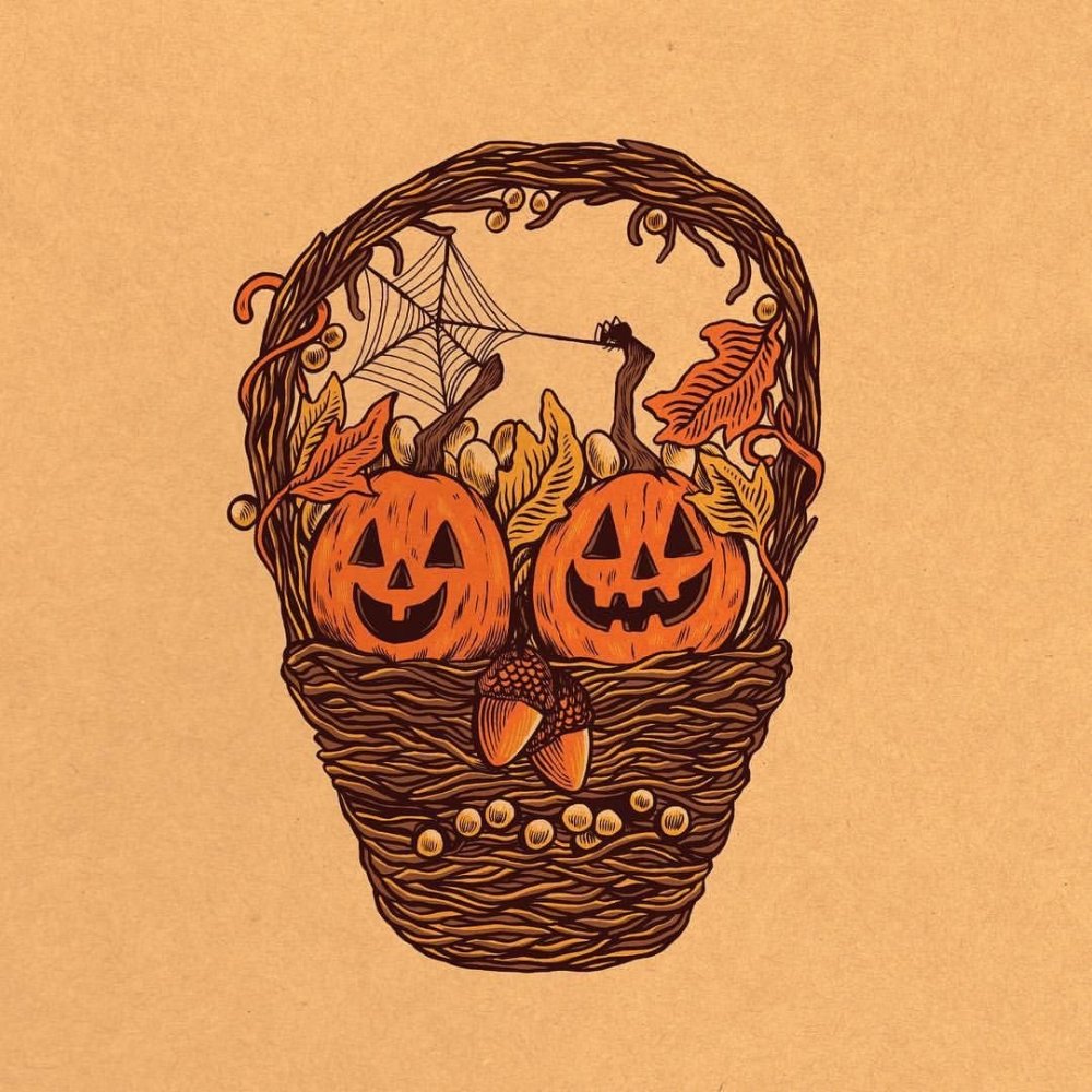 Рисунки в стиле Хэллоуин