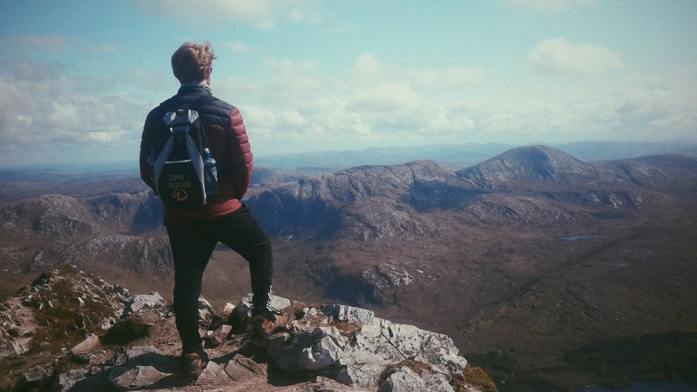 Мужчина в горах