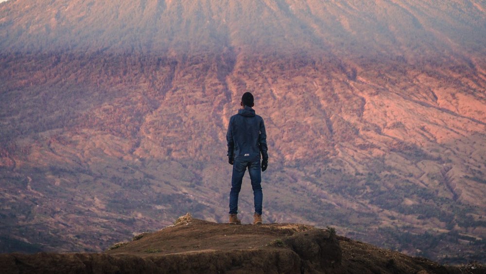 Один в горах