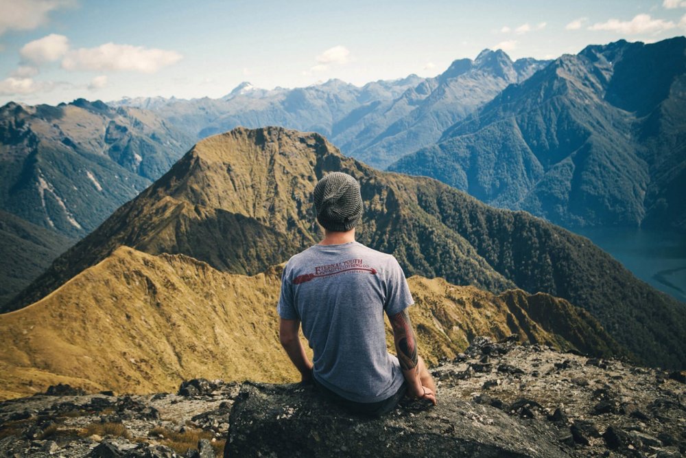 Человек в горах