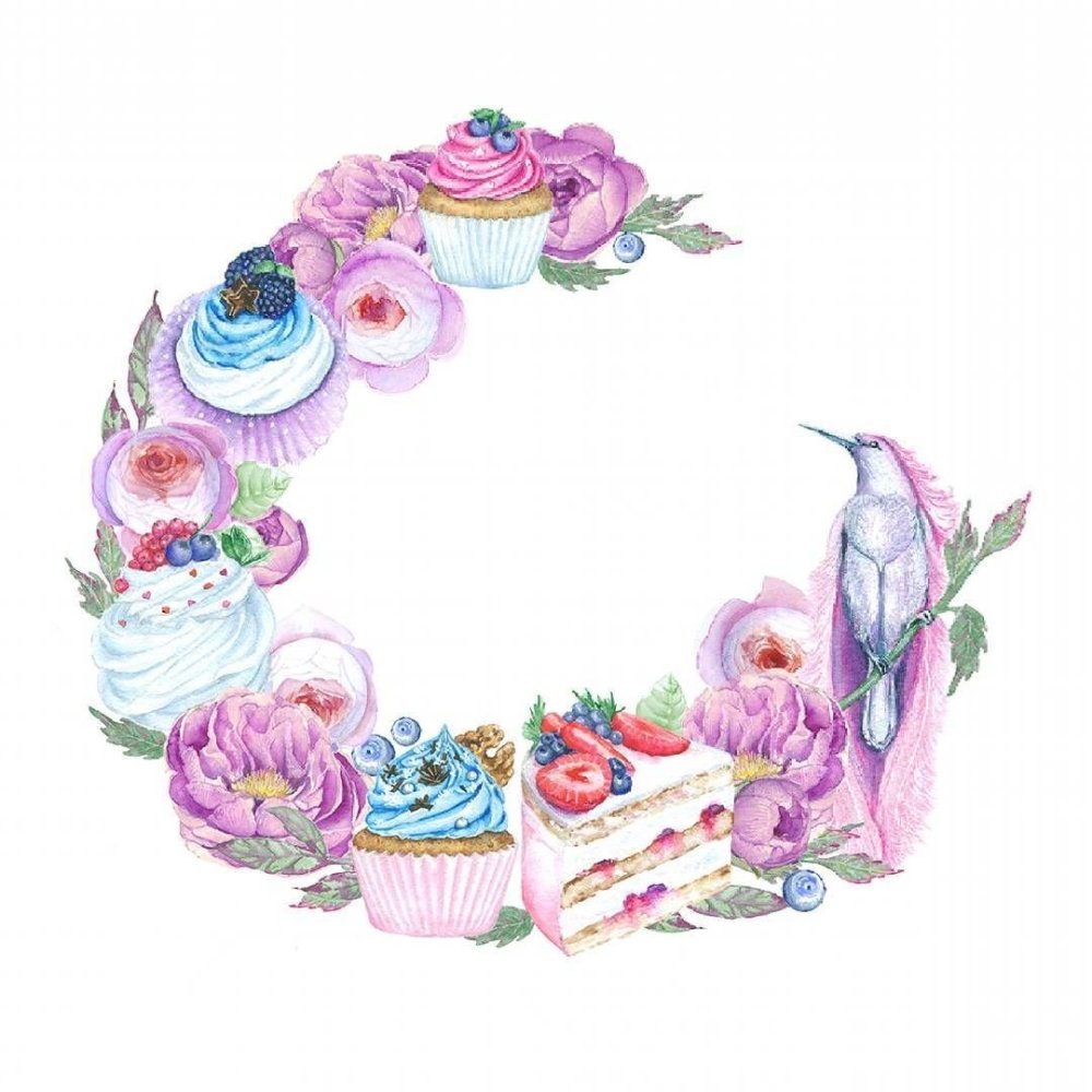 Торт клубничка Винни пух