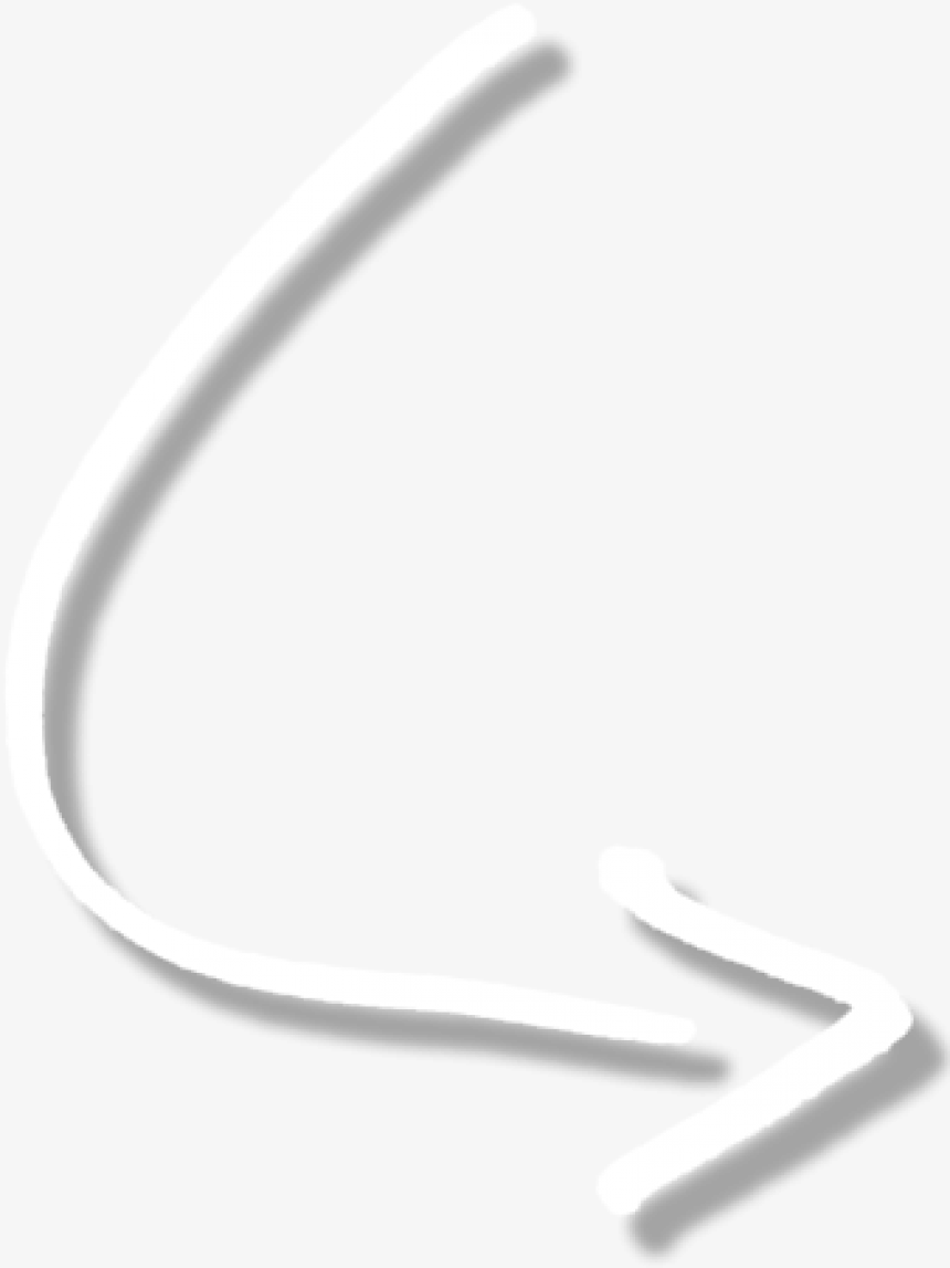 Белая изогнутая стрелка