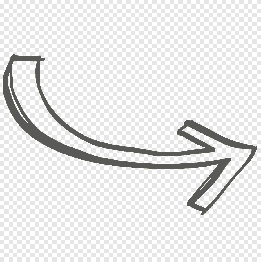 Изогнутая белая стрелочка