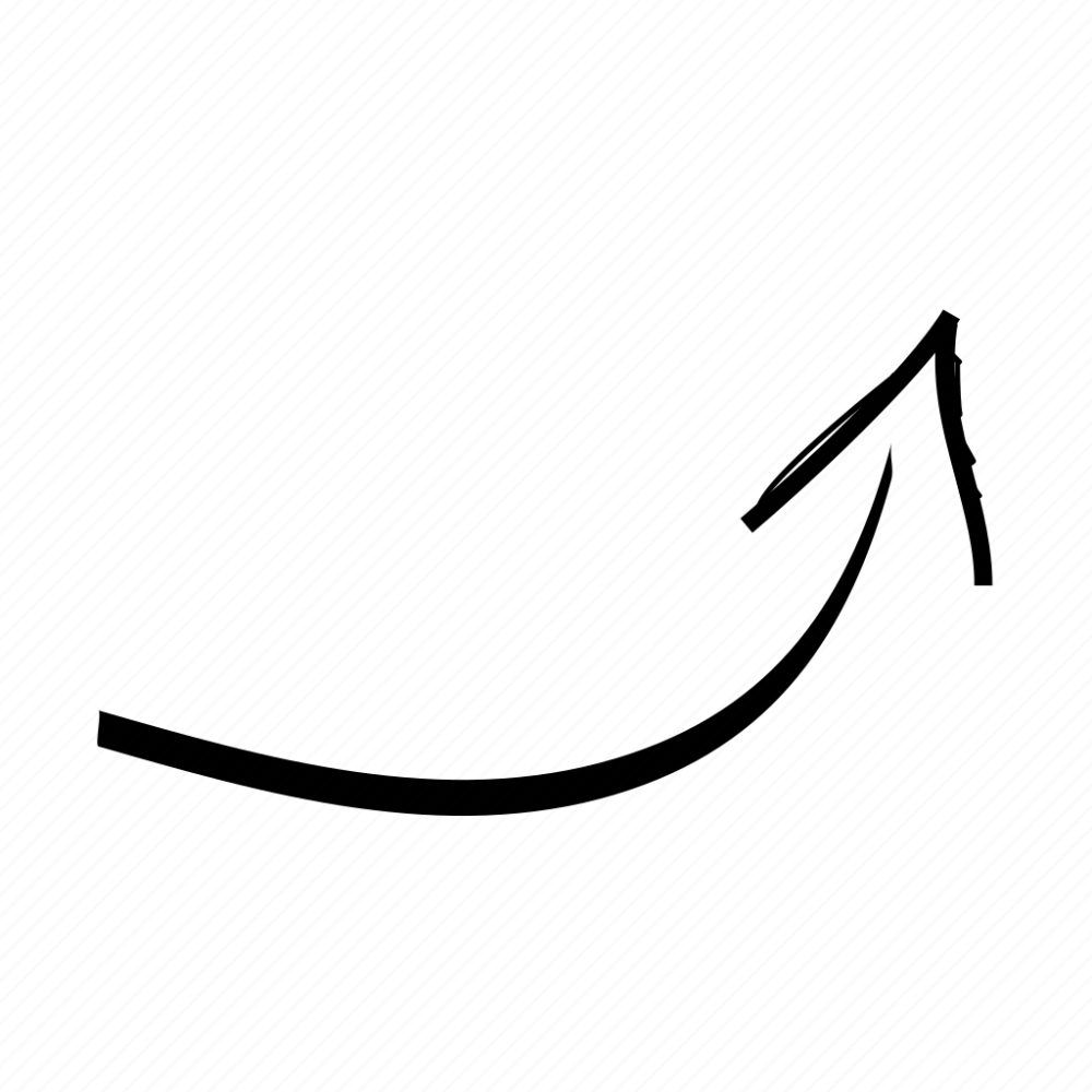 Стрелка рукописная