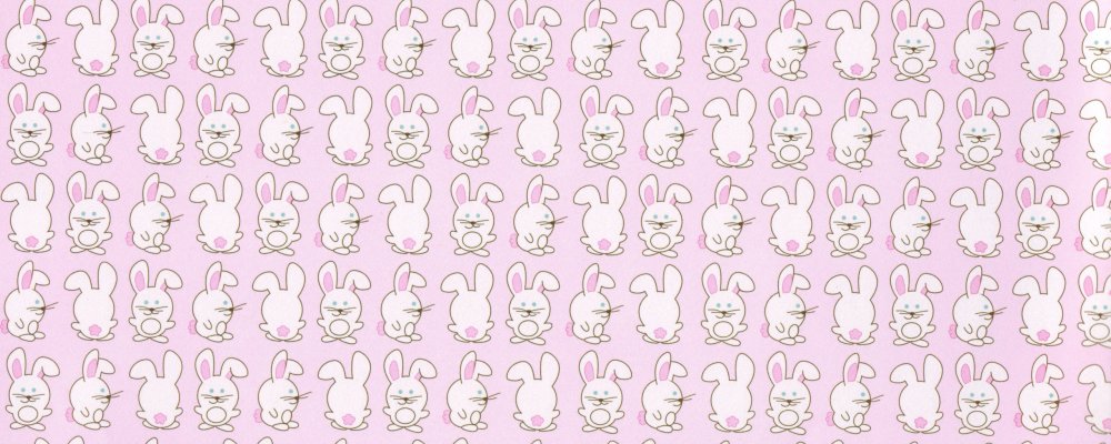 Заяц на розовом фоне