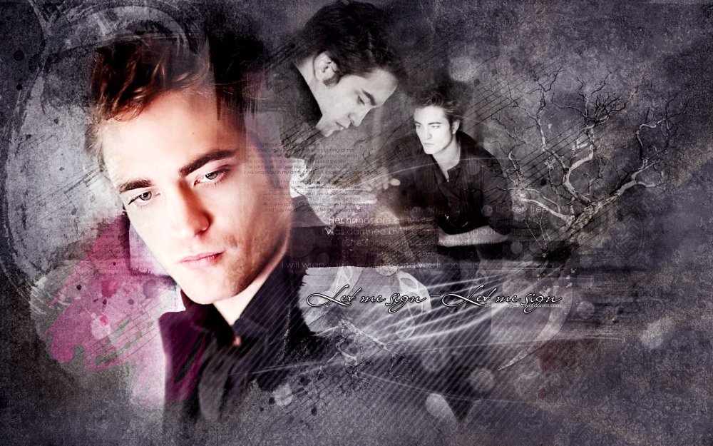 Let me sign от Rob Pattinson