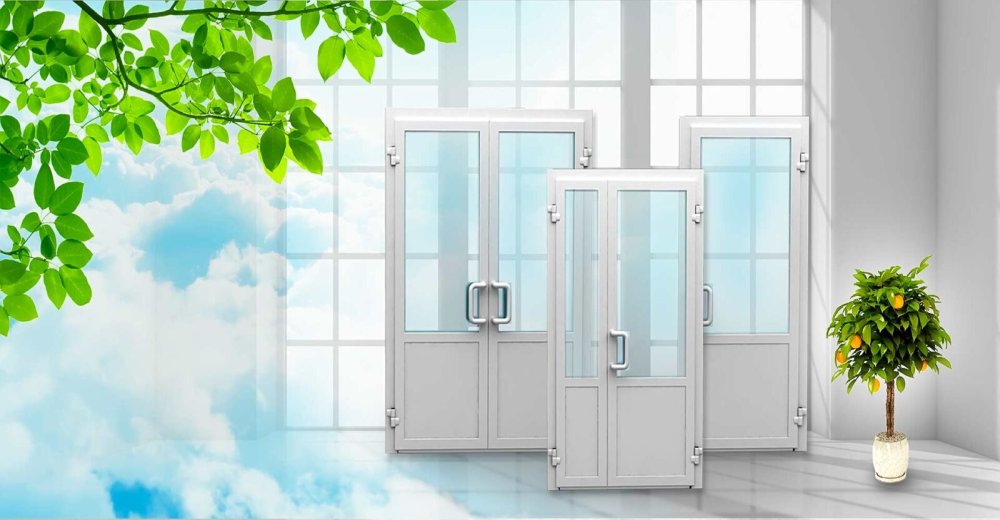 Пластиковые двери
