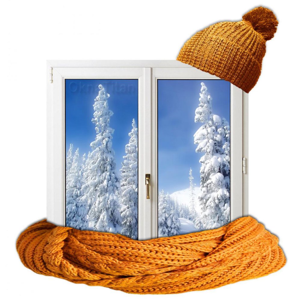 Пластиковые окна зимой