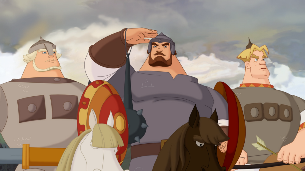 Три богатыря и Шамаханская царица Илья Муромец