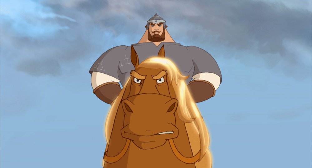 Бурушка конь Ильи Муромца