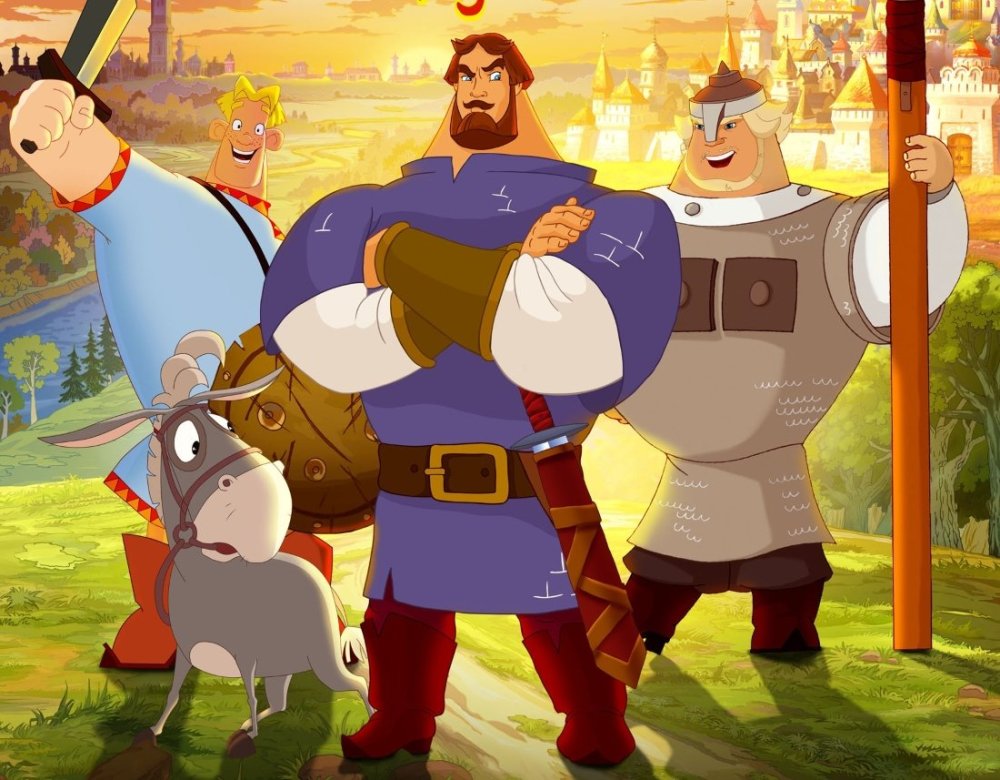 Мультик 3 богатыря и наследница престола