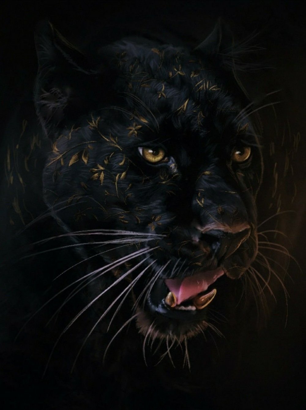 Пантера оскал арт
