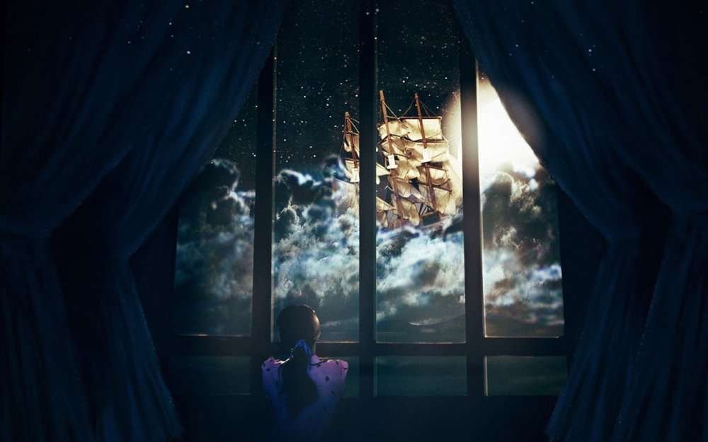 Ночной вид из окна