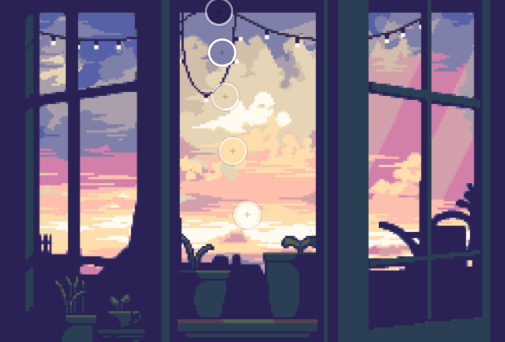 Вид из окна на город