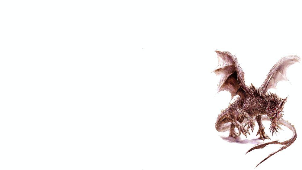 Дракон на Светлом фоне