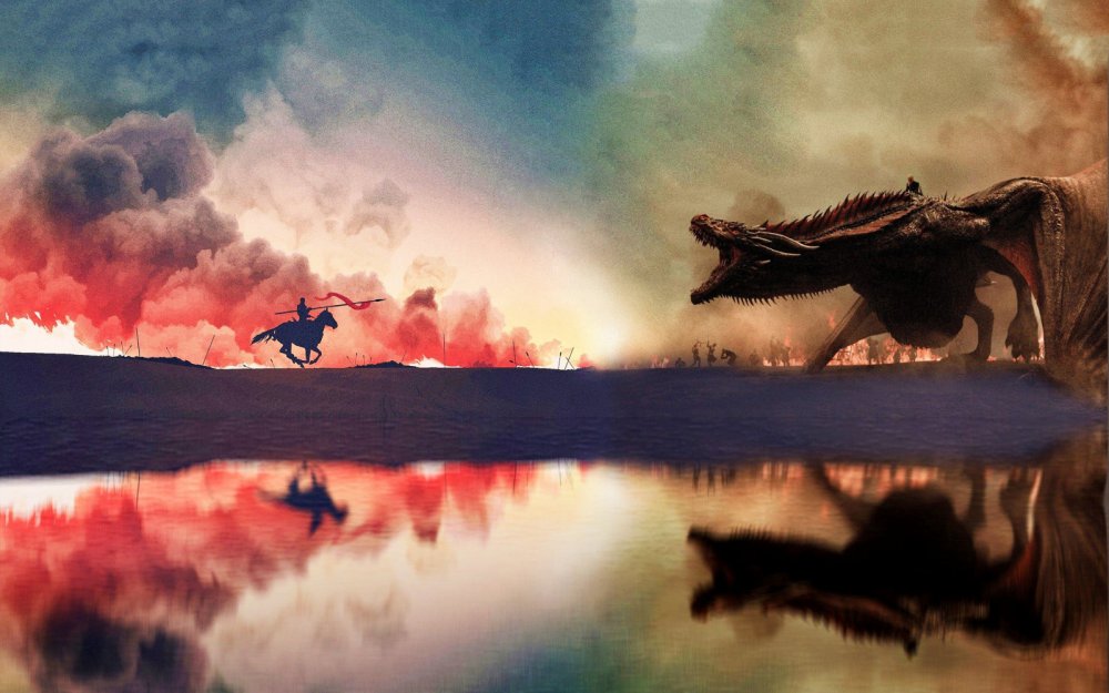 Игра престолов драконы 4k