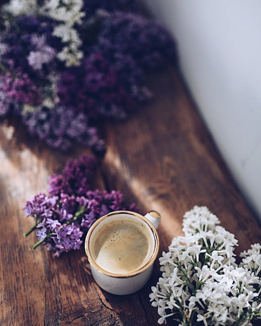 Фиалковый латте