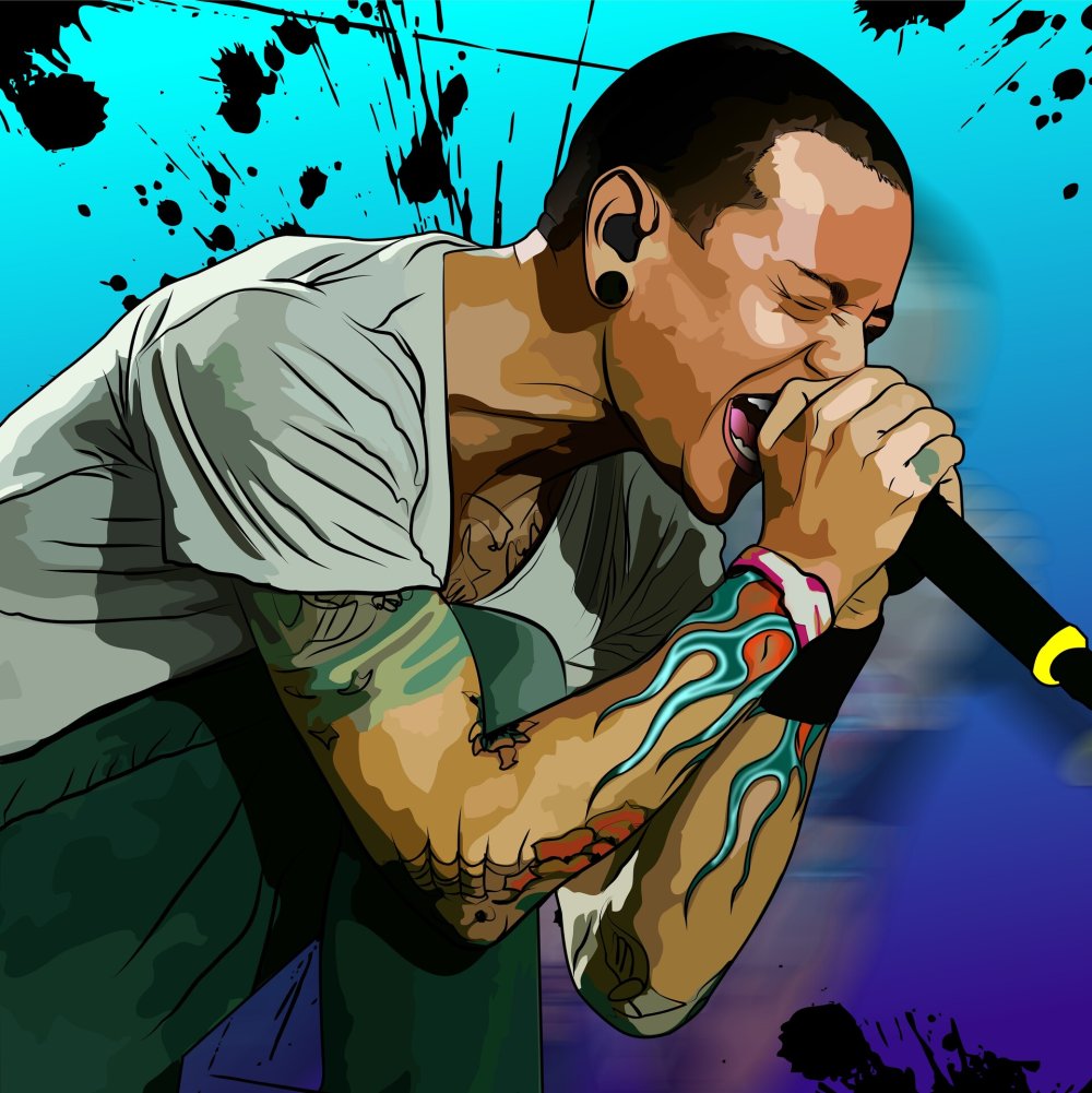 Честер Беннингтон Постер