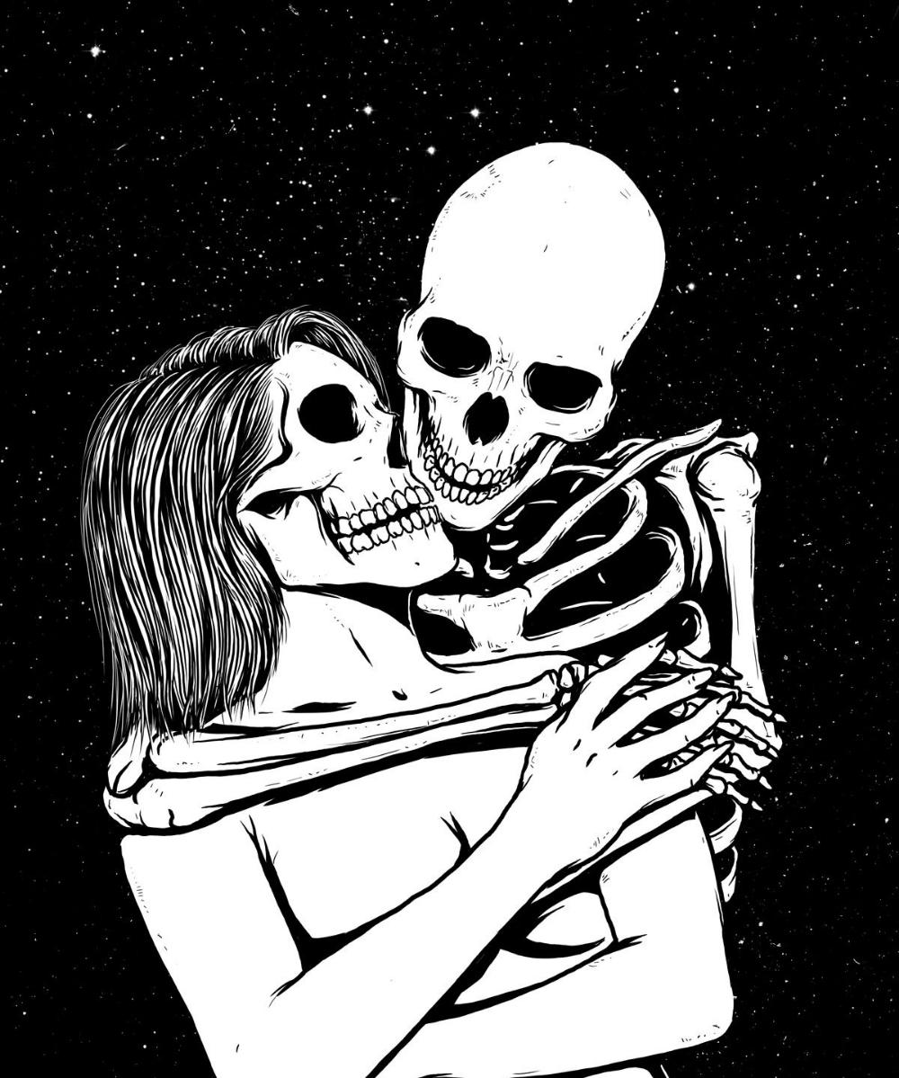 Крутые обои скелет