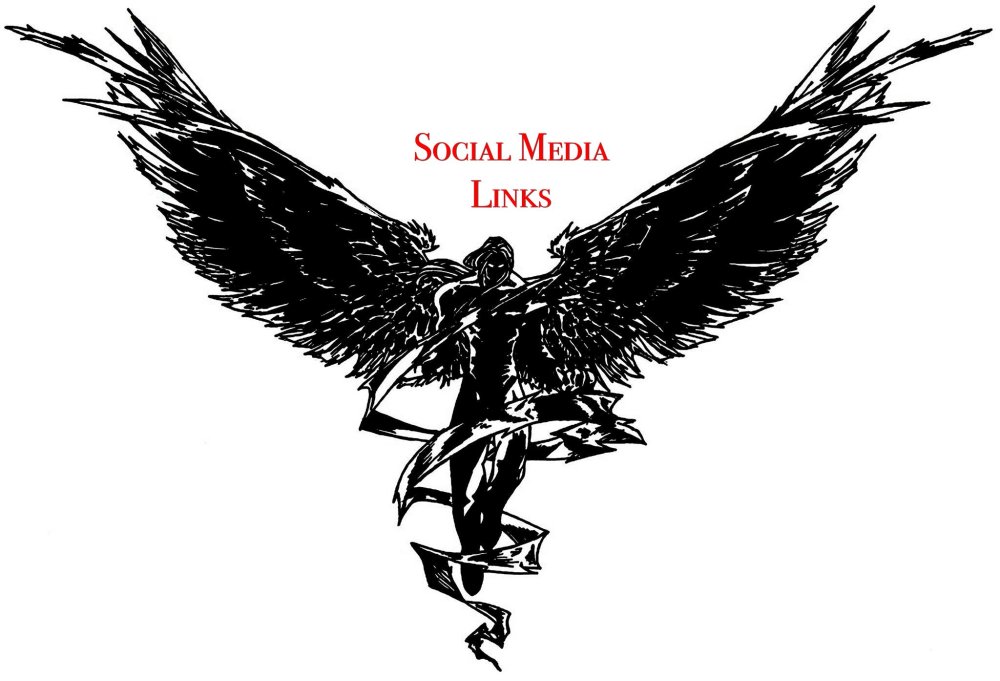 Темный силуэт с крыльями