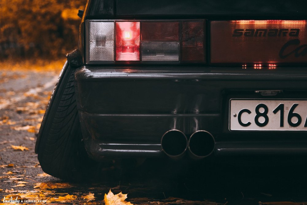 Лада 2114 тонированная ночью