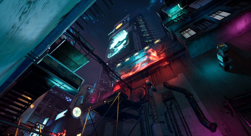 Индустриальный парк Арасака киберпанк