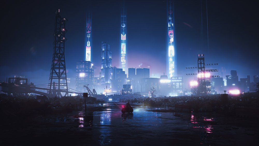 Неоновый город