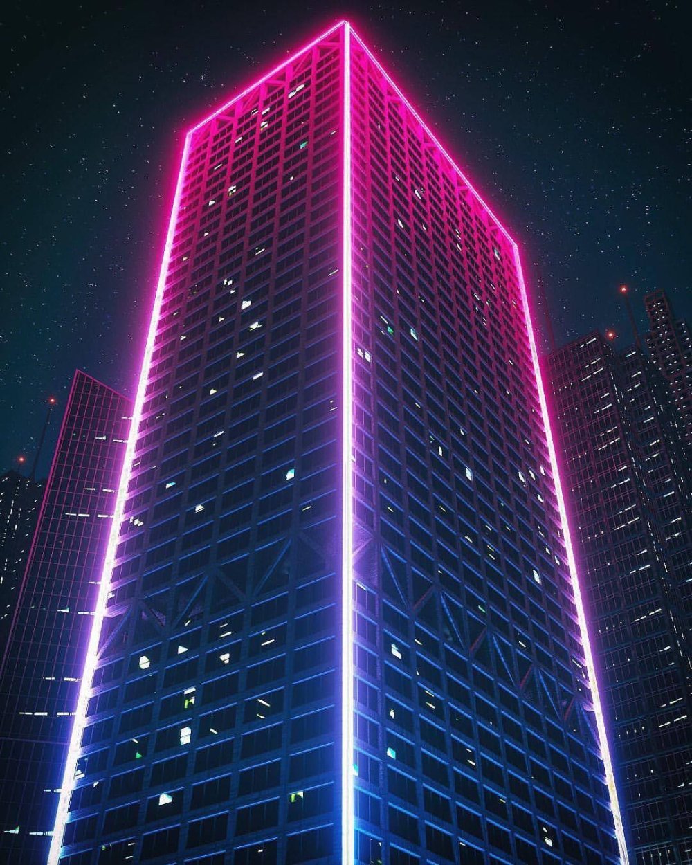 Cyberpunk город