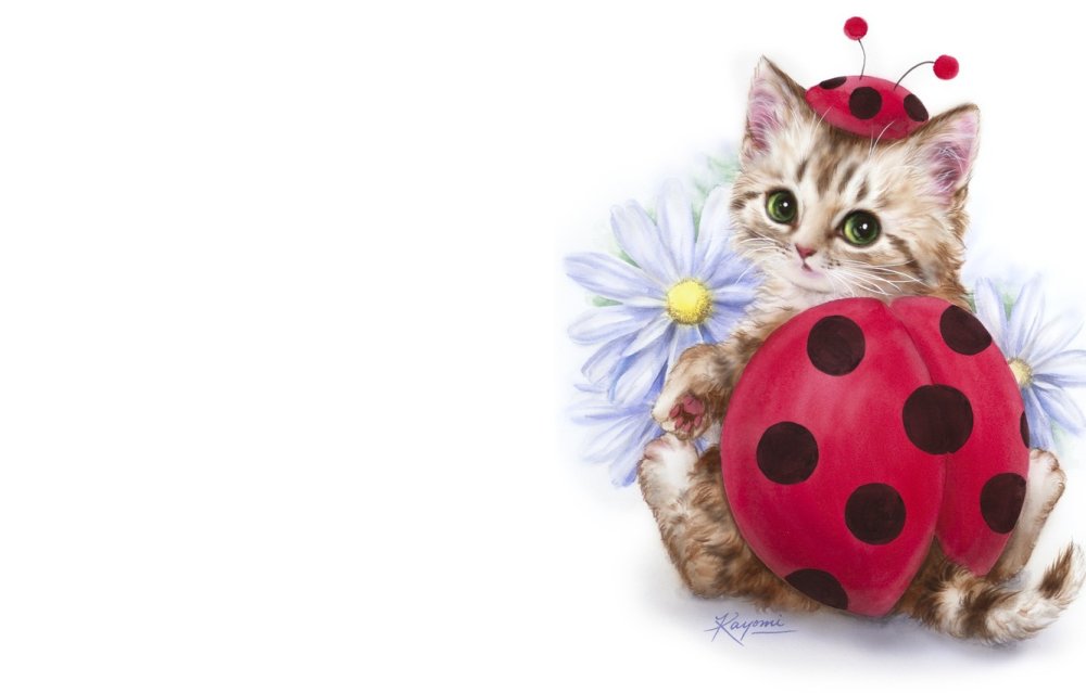 Детские милые кошечки
