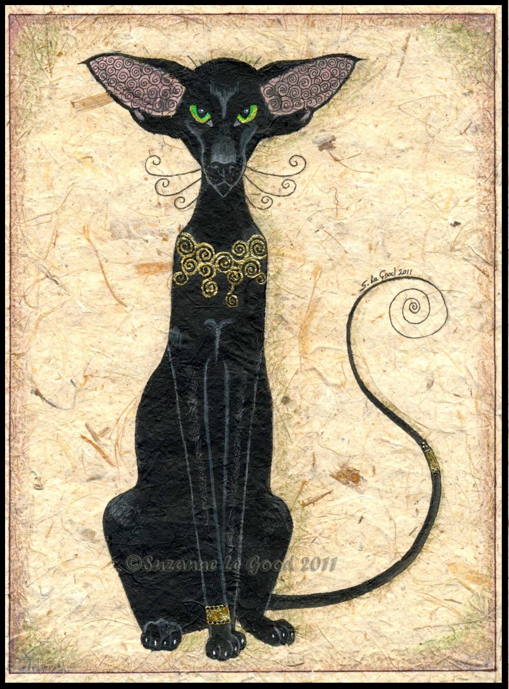 Кошачьи картины Сюзан Ле Гуд