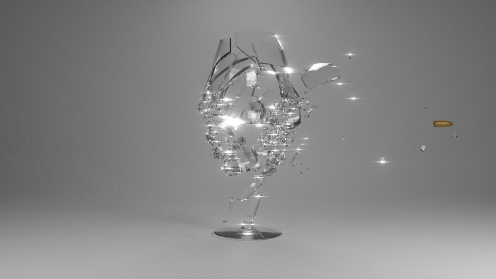 Разбивающееся стекло