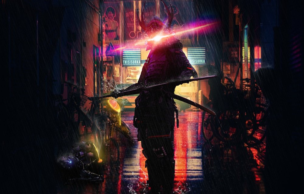 Cyber Samurai Cyberpunk 2077
