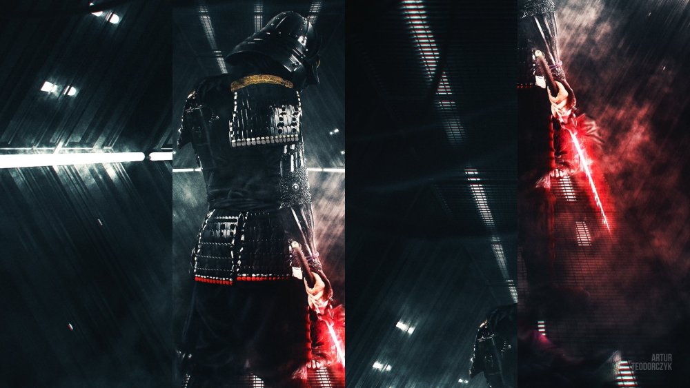 Ронин Самурай киберпанк