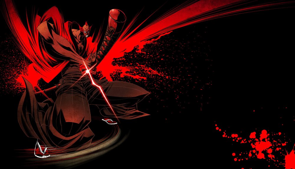 Самурай неон