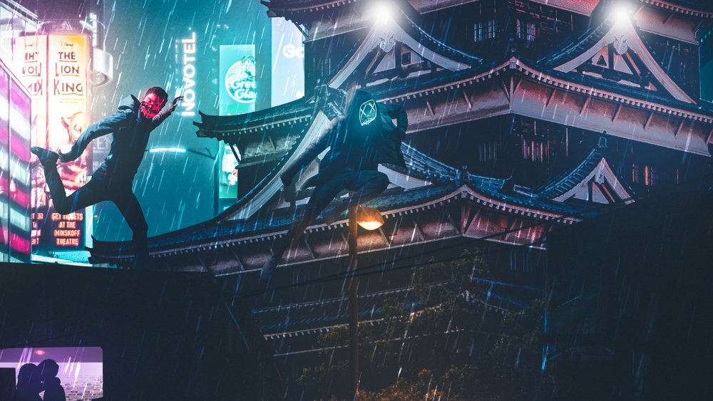 Киберпанк крыша
