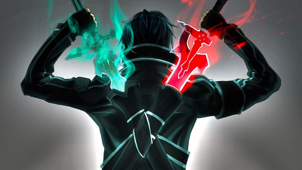 Кирито САО неон арт