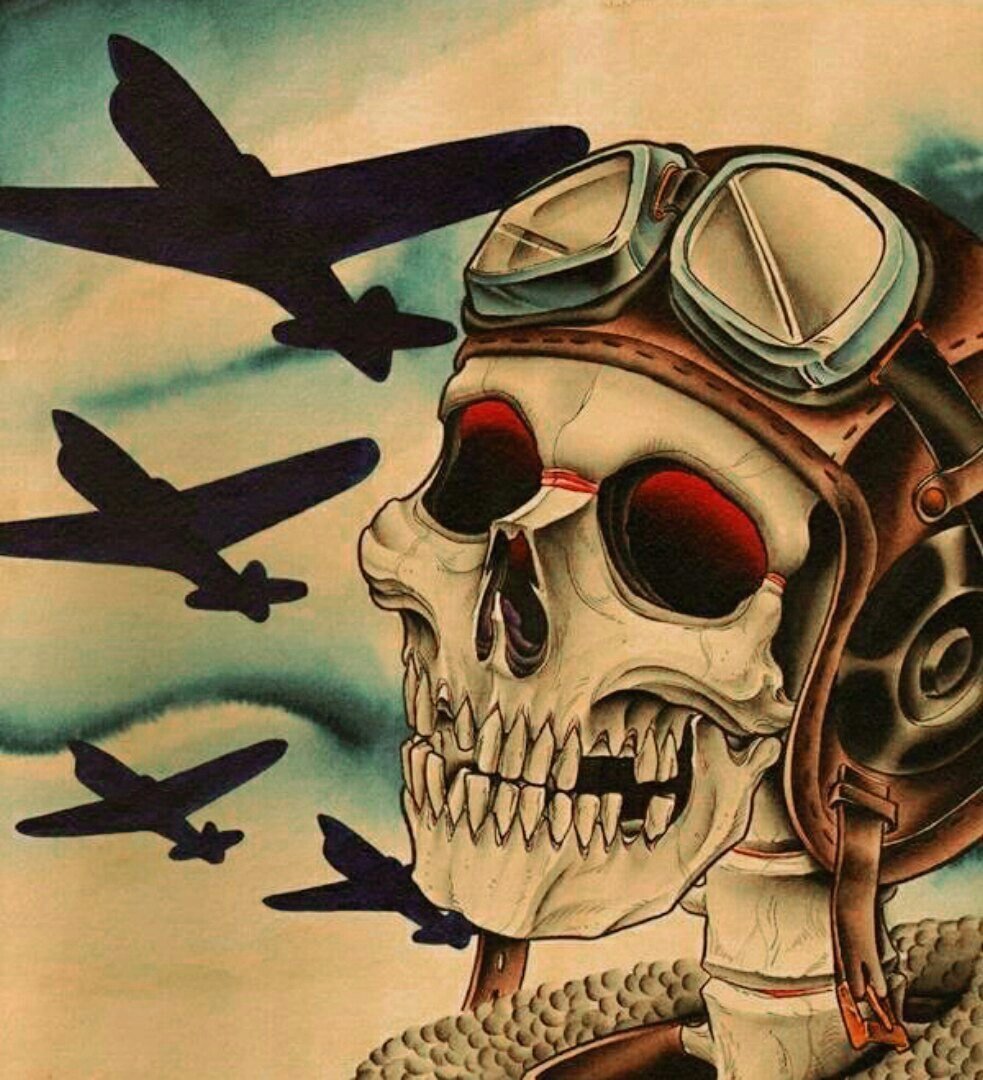 Скелет камикадзе